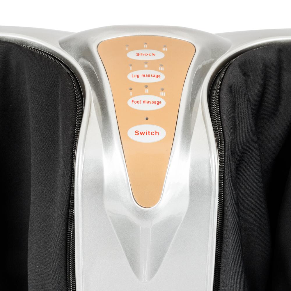 Smart Kneading Rolling Vibration Shiatsu Foot Calf Leg Massager 110V US Plug Gray