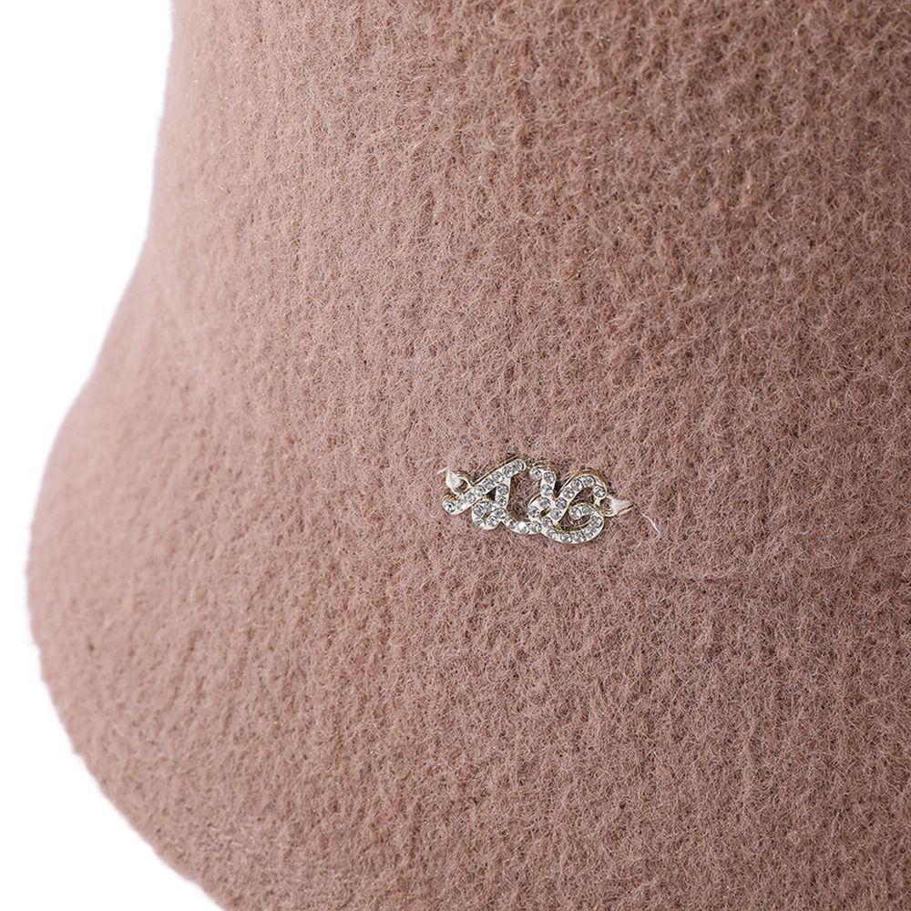 Style For Girls Gift Solid Color AB  Knitted Hat Fisherman Hat Panama Hat Letter Bucket Cap