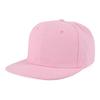 Spring/Summer Trendy Unisex Polyester Flat Brim Hat with Embroidered Logo - European & American Style