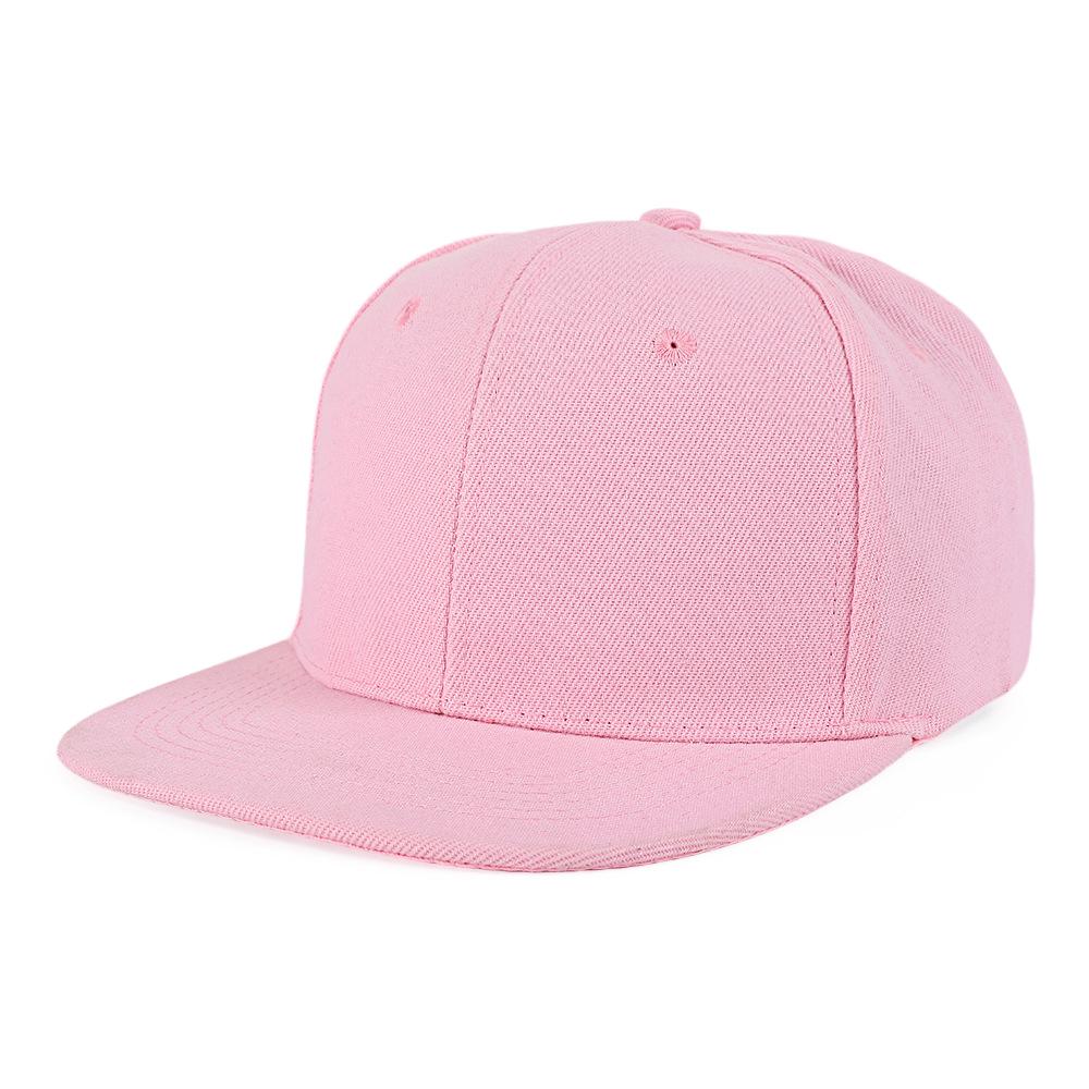 Spring/Summer Trendy Unisex Polyester Flat Brim Hat with Embroidered Logo - European & American Style