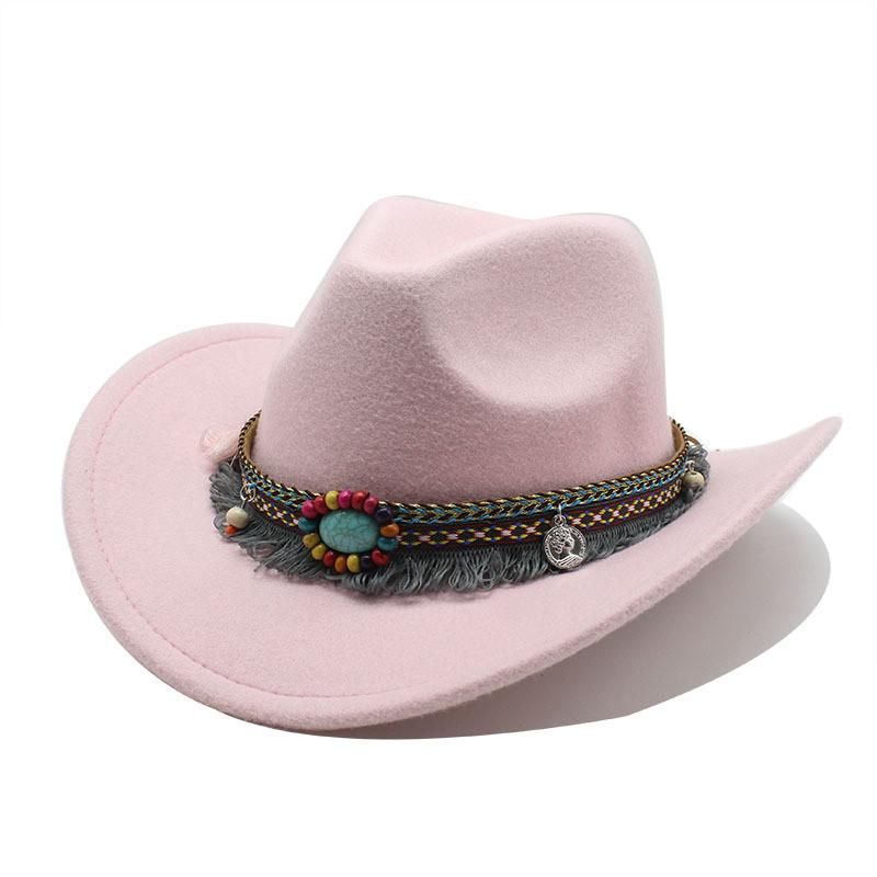 Western Cowboy Hat With Sun Protection For Men Women Bohemian Style