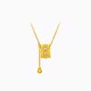Satin Light Passepartout Fringed Pendant Necklace Filigree Diamond Stud Earrings Gold Lace Open Ring Women