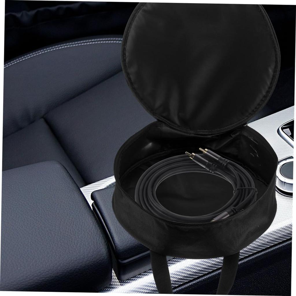 Portable Tool Storage Bag for Charging Cables Thickened Organizer for Car Tools Versatile and Durable Design for Easy Transport and Space Saving