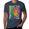 Edited Photo Of Original Acrylic Flow Painting Tshirt Construction Work Tee Shirt