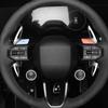 For Hyundai Ioniq 5 N Car Tuning Aluminum Alloy Real Carbon Fiber Steering Wheel Shifter Paddle Cover Trim Accessories