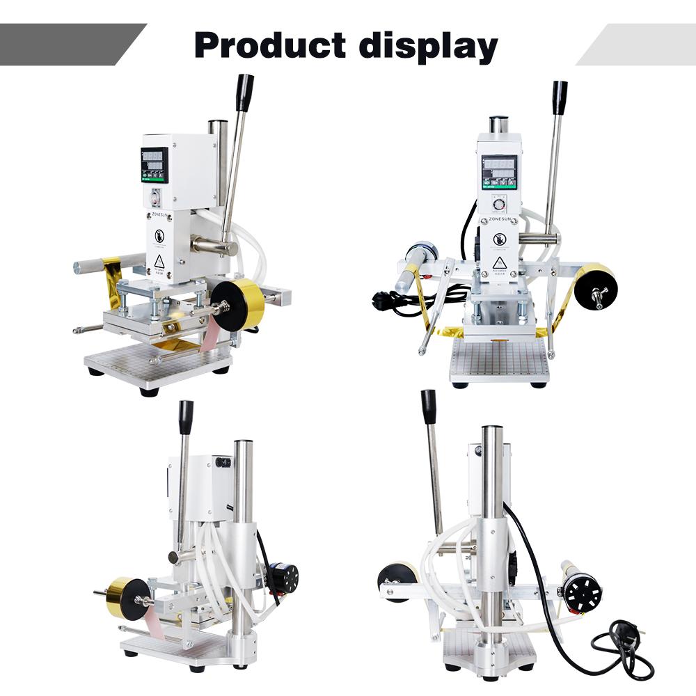 ZONESUN ZS-90E Manual Metal Hot Foil Stamping Machine