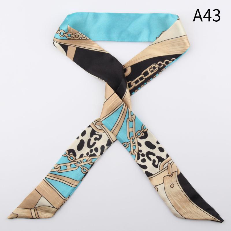 Silk Scarves Versatile Tied Bags, Long Strips, Small Silk Scarves, Bows, Headbands, Streamers, Gift Boxes, Gift Straps.