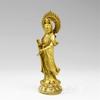 Bodhisattva Süsü Bakır Ev Mağazası Masaüstü Buda Heykeli Pirinç Ayakta Durma Ejderha Guanyin Bodhisat