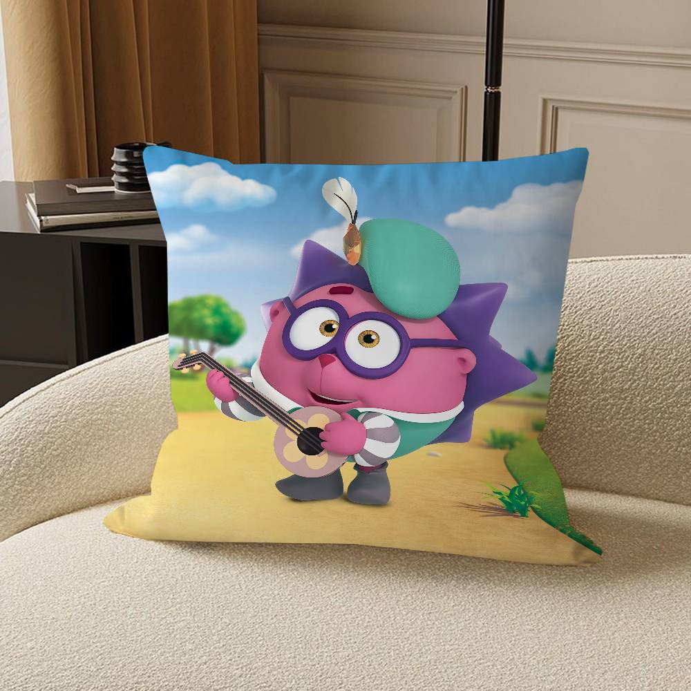 Cartoon S-Smeshariki Pillow Gift Home Office Decoration Bedroom Sofa Car Cushion Cover Case 45x45
