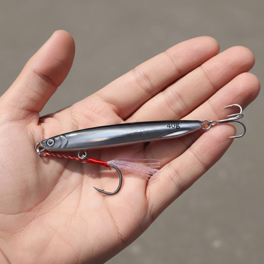 5pcs/box 40g Simulation Fish Lures Crank Hook Fishing Lures Kit  Fishing Tool