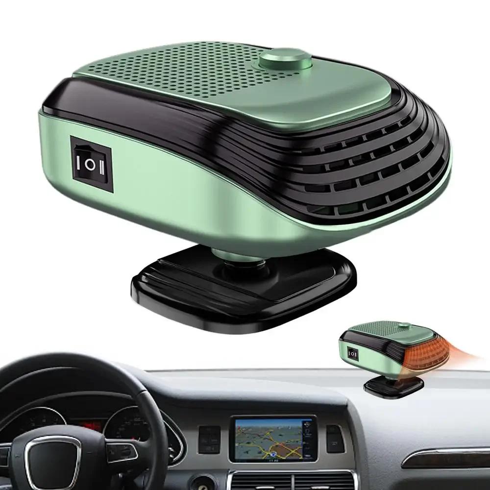Car Heater Winter Fast Heating 12V 24V Electric Heated Fan Windshield Defogging Heating Cooling For Truck RV SUV Travel Camper