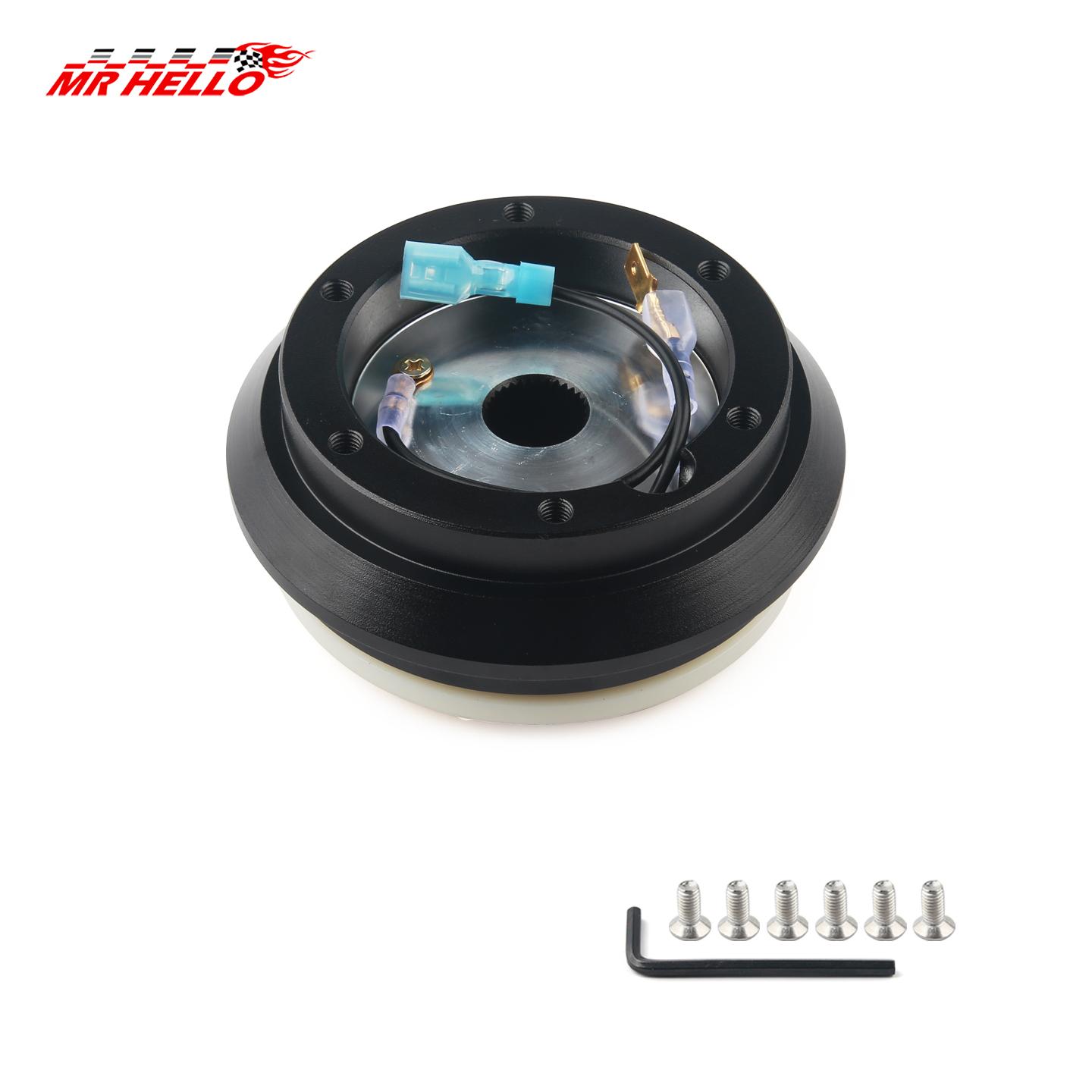Aluminum Steering Wheel Boss Kit Hub Adapter Car Refit Kit Steering Wheel Connector Base Adapter For Honda 130H 130H