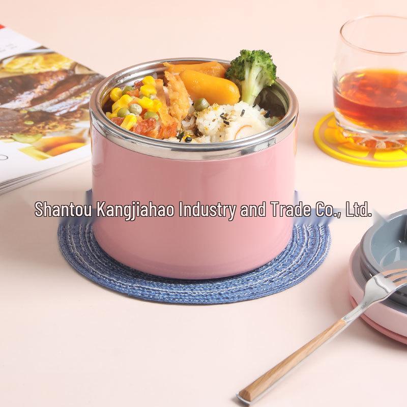 Morandi Insulated Stainless Steel Bento Box - Large Capacity, Korean Style