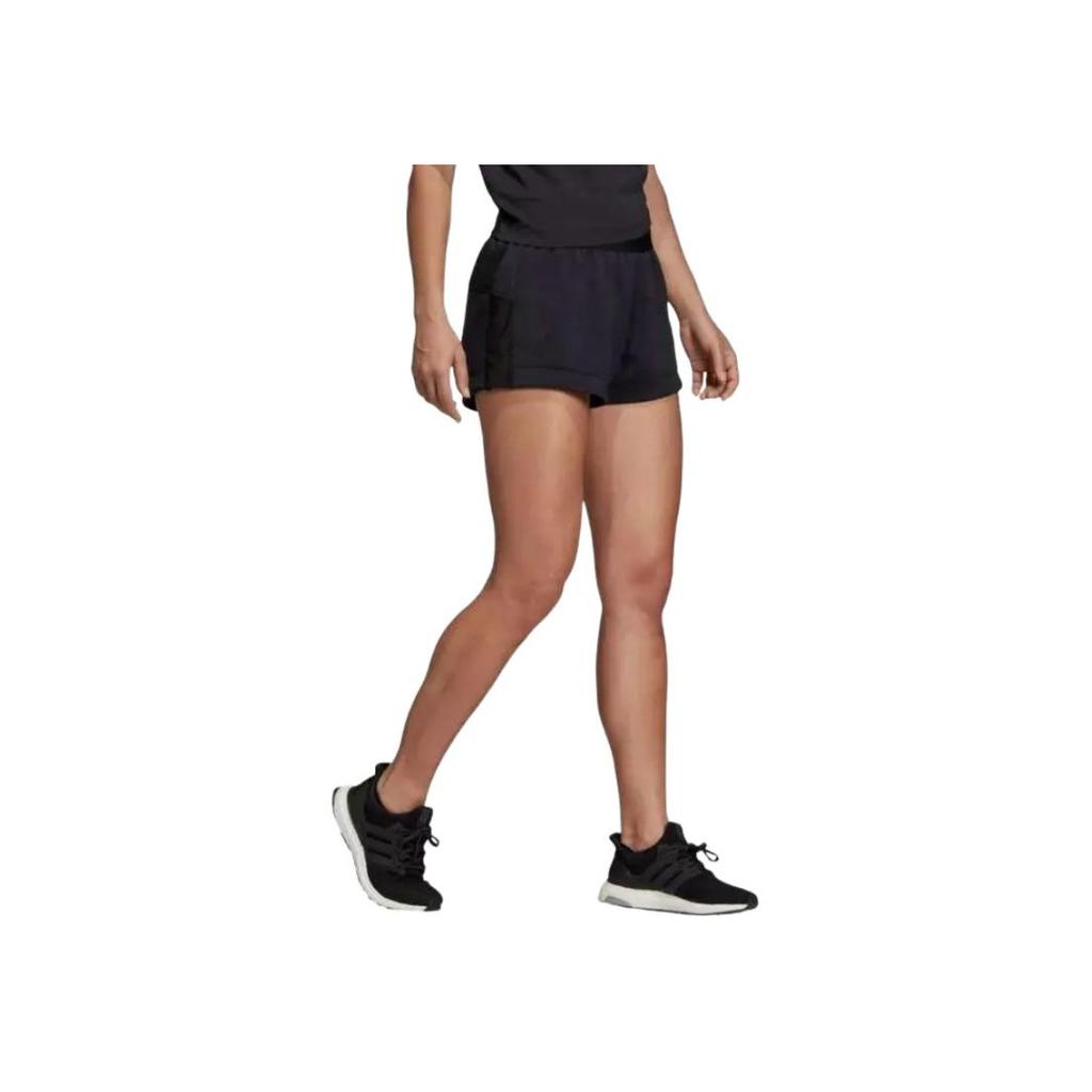 Adidas W Zne Short Soft Comfortable Skin-Friendly Mid-Rise Casual Shorts Women Shorts Black DT9391