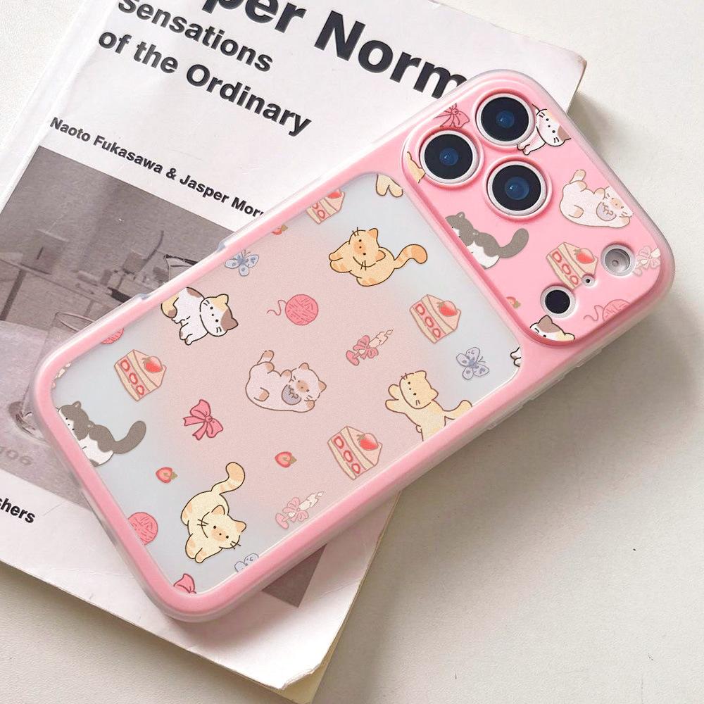 Cartoon cute little animals are suitable for iPhone17promax two-in-one mobile phone case, Apple 16 niche 15 generation