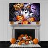 Ghost Pumpkin Photo Backdrop Halloween Decoration for Home Decor