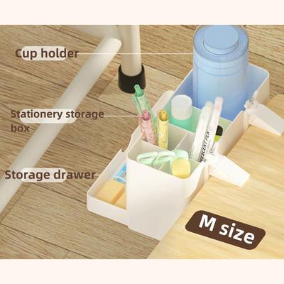 NBX Pen Holder Desk Side Storage Marker Pencil Box Desktop Organizer with Management Tray Various