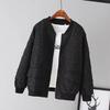 Women's Petite Korean Style Baseball Jacket - Early Autumn Casual Outerwear 2025