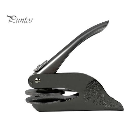 

Книжный тиснитель с ручным управлением, штамп для тиснения из нержавеющей стали, инструмент для тиснения бумаги, картона, кожи, сделай сам, ремесло B