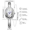 Vintage Oval Dial Bracelet Watch Elegant Hidden Buckle Design Ladies Watch Luxury Gift Wristwatch for Women