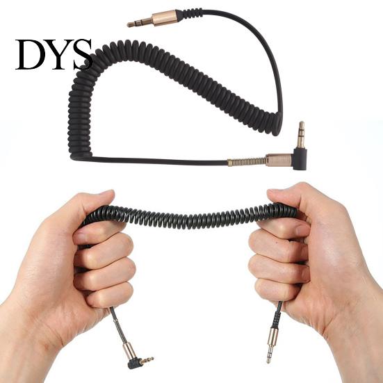 Retractable AUX Extension Wire Audio Cable HIFI Sound Quality Plug Play Clear Telescopic Stretchable 3.5mm Male to Female for Headphone