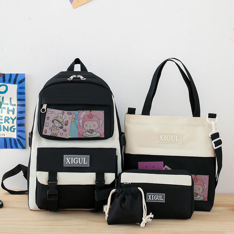 

Multi-piece schoolbag female Korean version Japanese lightweight junior school backpack 3rd to 5th and 6th grade primary school students girl backpack