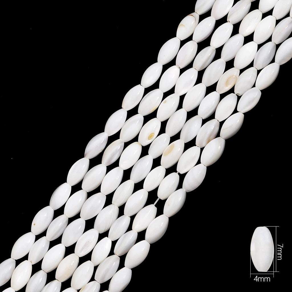 34-115 Stück Natürliche Süßwasser-Schalentiere Perlen Tropfen Ellipse Runde Perlen für DIY Halskette Armband Ohrringe Schmuckherstellung