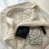 Versatile Knit Shoulder Bag for Travel & Leisure
