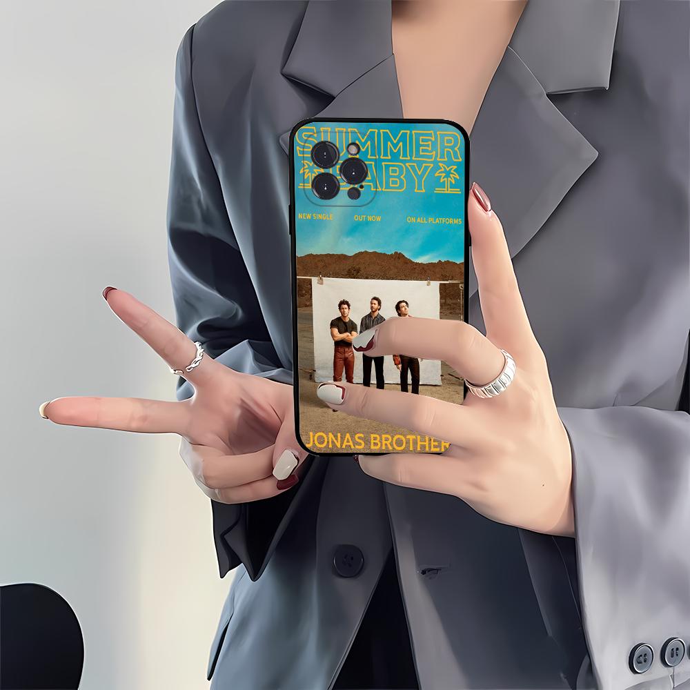 Band J-Jonas B-Brothers Phone Case Silicone Soft for iphone 16 15 14 13 12 11 Pro Mini XS MAX Plus X Cover