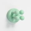 Storage Hook, Wall Mounted Shaver Holder, Toothbrush Holder, 6/1 Piece, Bathroom Non Flushing Silicone Hook, Shaver Holder