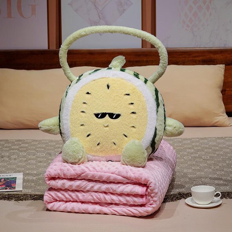 

Mling Мультяшная подушка-одеяло с арбузом