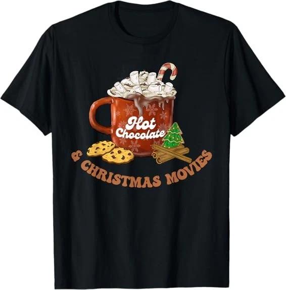 Men s and Women s T-shirts NEW LIMITED Drink Hot Cocoa Chocolate Watch Xmas Gift Idea T-Shirt S-3XL XS