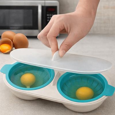 Non-stick Microwave Egg Poacher Anti-slip Hot Spring Egg Mold Egg Maker  Microwave Cooking