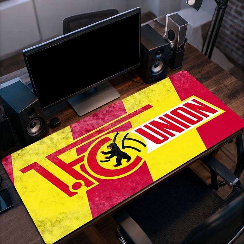 Union Berlin Mouse Pad, Large Gaming Desk Mat, Non-slip XXL Mousepad for Laptop & Tablet, Mini PC Playmat with Stitched Edges