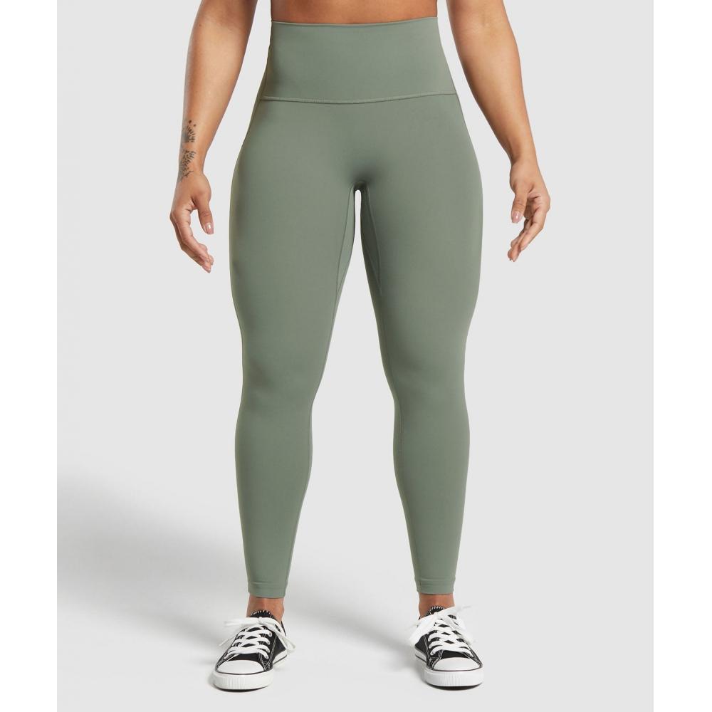 

GYMSHARK Legacy Short Leggings Unit Green B9A2X ECJF