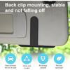 2PCS Small Leather Car Sun Visor Organizer, Multifunctional Auto Visor Document Holder With Sunglasses Clip, Universal Car Interior Organizer For