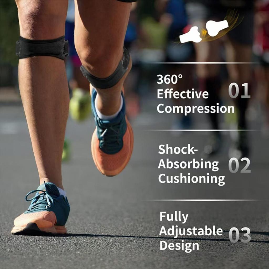 2 Pack Patella Knee Straps | Adjustable Support for Men & Women, Ease Jumper’s Knee & Tendonitis, for Running, Basketball, Volleyball