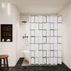 LIEI PEVA Waterproof Anti-Mildew Shower Curtain
