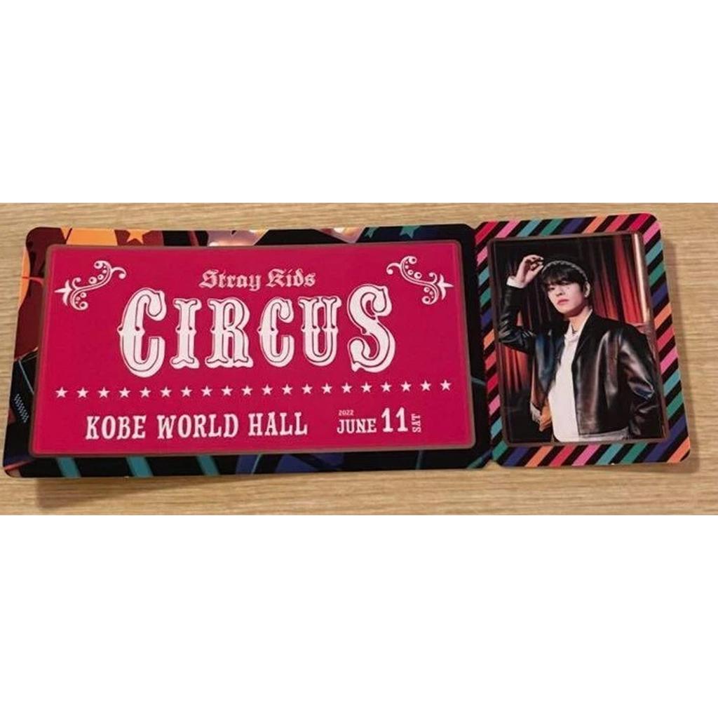 Stray Kids CIRCUS Official picture ticket Sticker Japan Kobe venue June 11,12