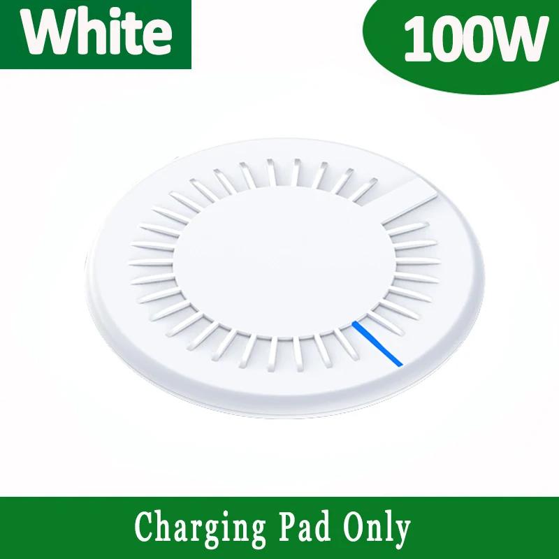 30W Wireless Charging Mobile Phone Wireless Charger Pad for iPhone Samsung Xiaomi Android round Ultra-Thin Fast Desktop Charging