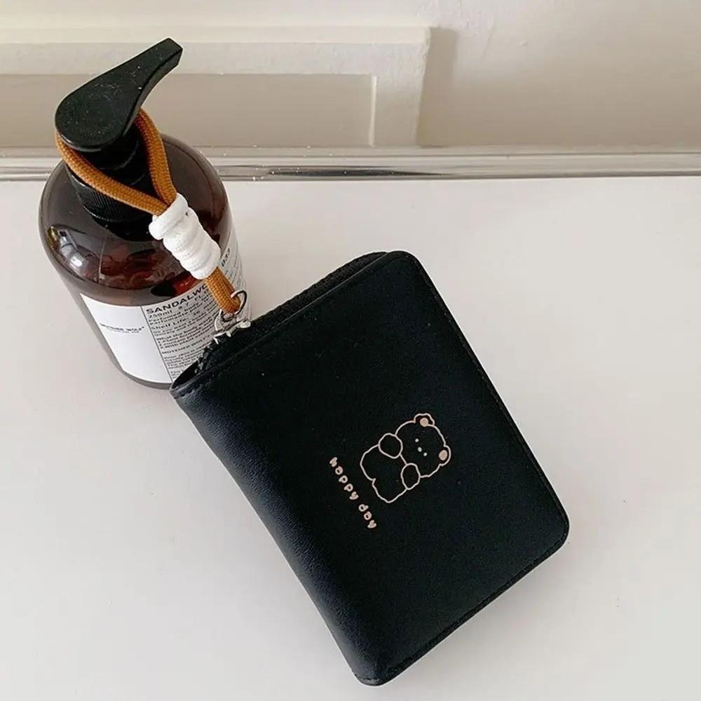 Fashion Cartoon Women Wallet Bear Rabbit Cat Pu Leather Coin Purse Card Holder