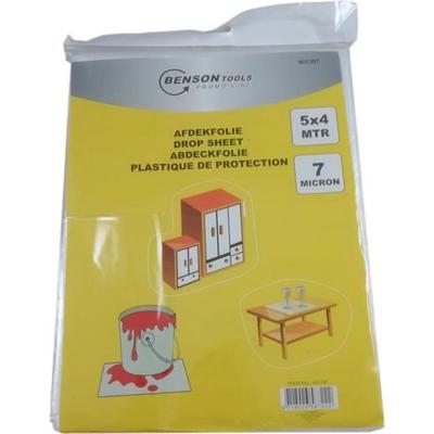Plastic Protection Tarp Painting DIY Works Dust 4x5M (20M2)