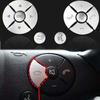 For Benz E-Class W212 Frame Cover Trim 08-13 Matte Silver Steering Wheel Button