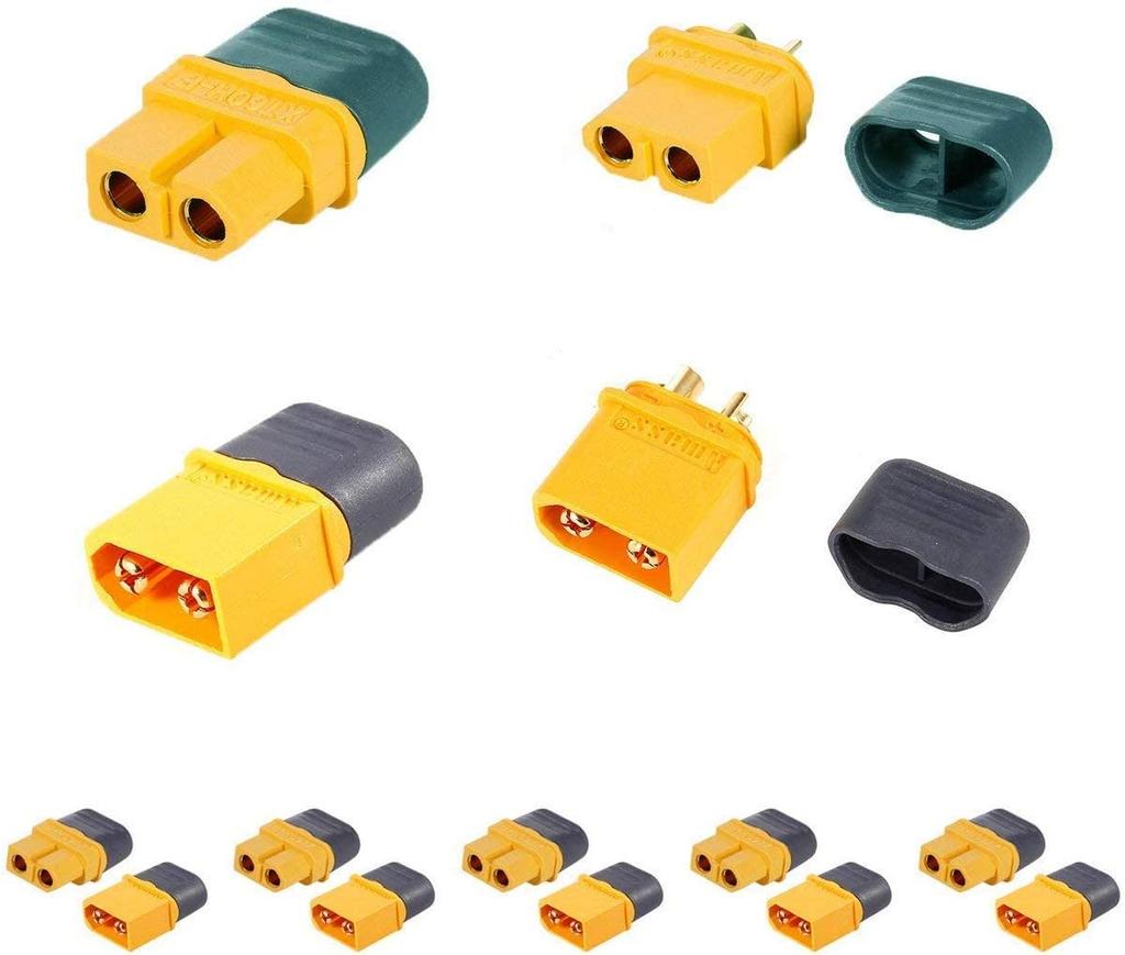 5 Pairs XT60H Connectors – High-Quality Male & Female with Protective Housing – For RC LiPo Batteries – Modelism Accessories