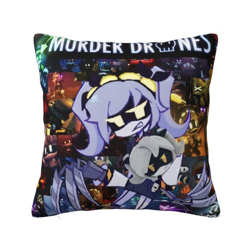 Custom Murder Drones Anime Luxury Pillow Cover Bedroom Decoration Games Movies Cushions for Sofa