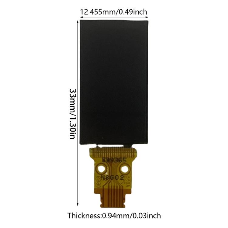 LPM009M360A 0.84Inch LCD Panel 72x144 Color SPI Screen for Electronics and DIY Projects
