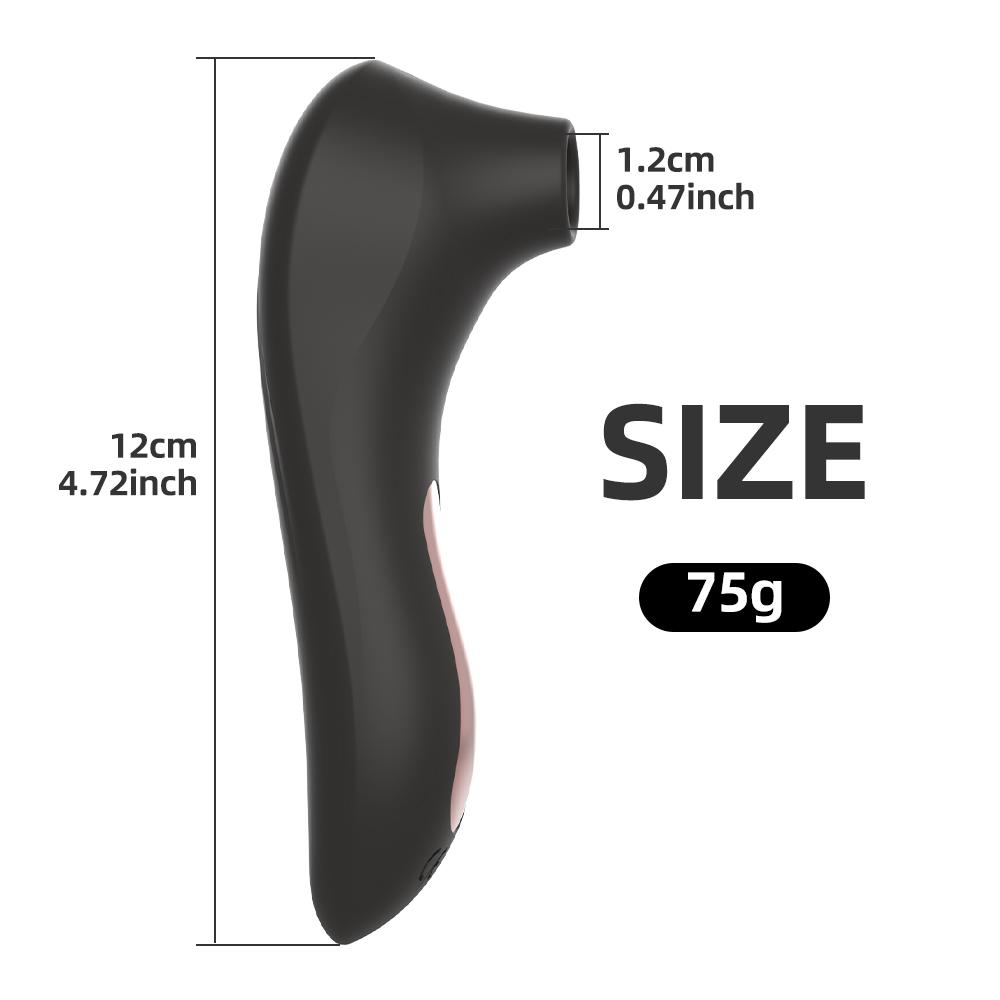 Clitoral Sucking Vibrator Waterproof Soft Powerful Vacuum Nipple Clit Multi-Speed Modes Private Relaxation Travel Portable Adult Intimate Sex Toy