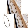 Collana con Perle di Agata Geometrica con Finitura Galvanica per Donne Eleganti