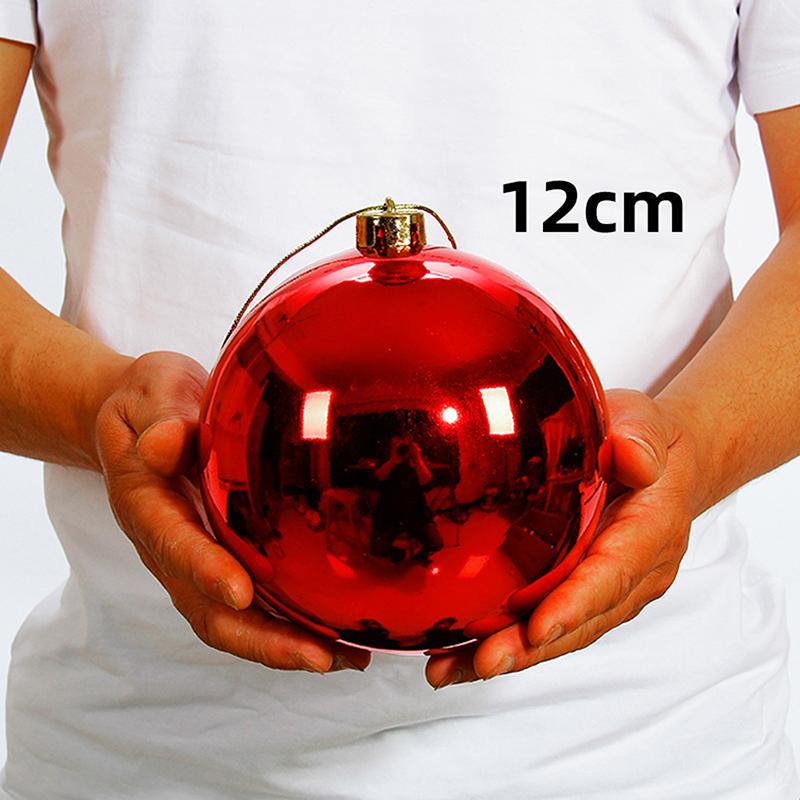 1 Stück 12/15/20CM Weihnachtsdekoration Kugel Weihnachtsbaumschmuck Hängende Glänzende Kugeln Für Zuhause Bar Party Hochzeit Weihnachten Deko