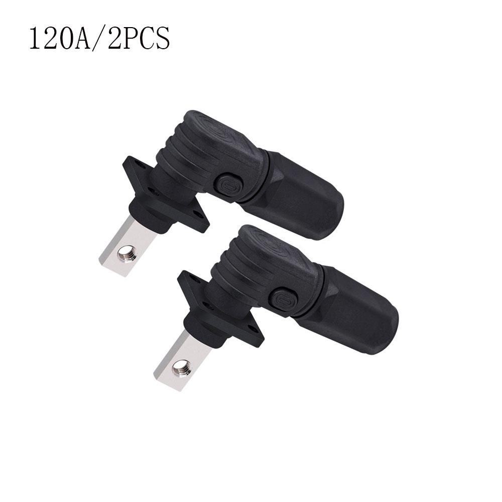 120A/200A Battery Energy Storage Connector High Current Quick Plug Terminal Flame Retardant IP67 Waterproof Elbow Power Terminal
